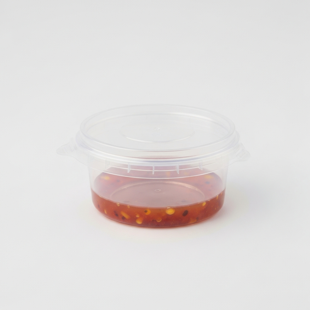 Pote Plastico com Tampa 250ml